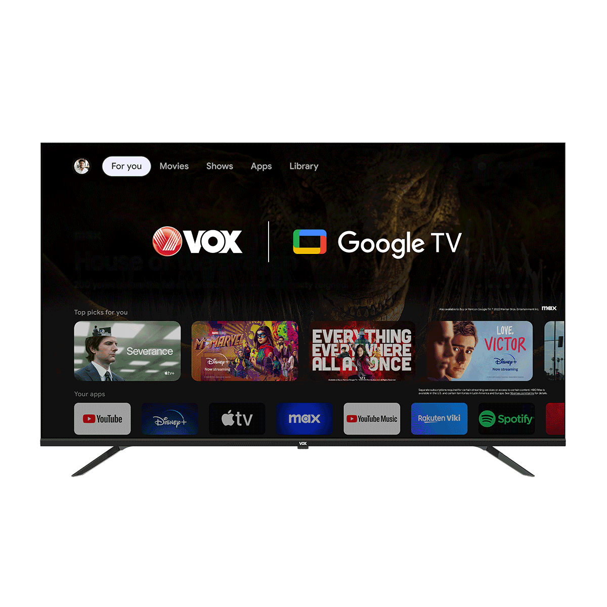 TV 大画面❗️ UHD 55GOU080B 55GOU080B | VOX Electronics