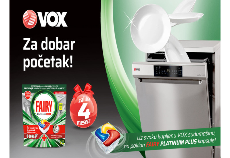 VOX i Fairy - Partnerstvo za dobar početak!