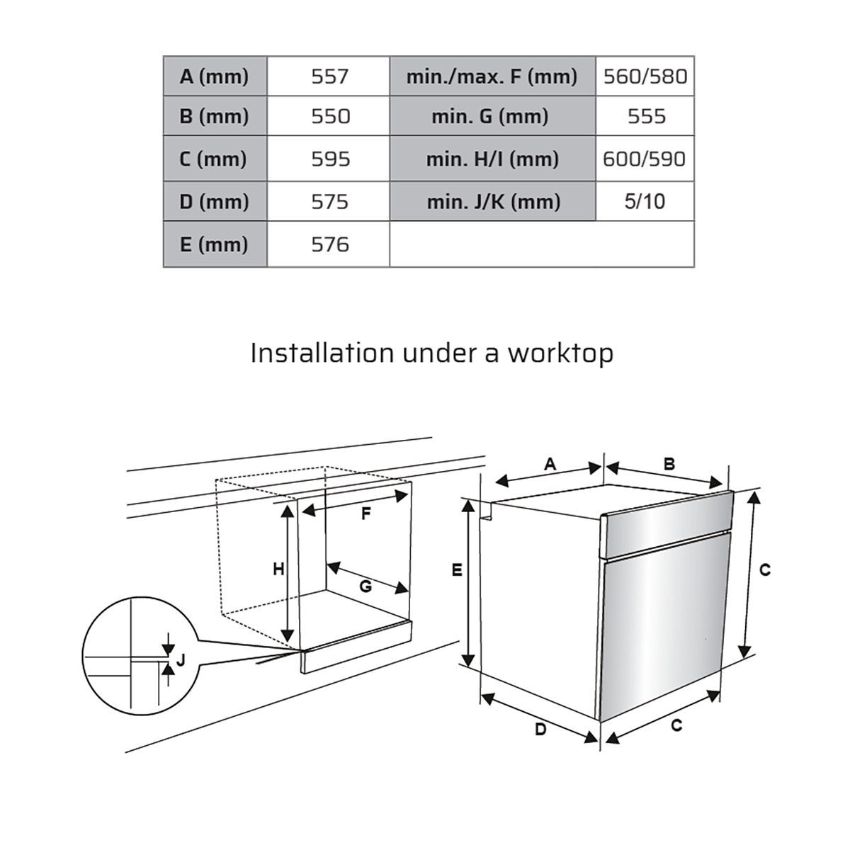 Built-in oven EBB 2121 IXXL