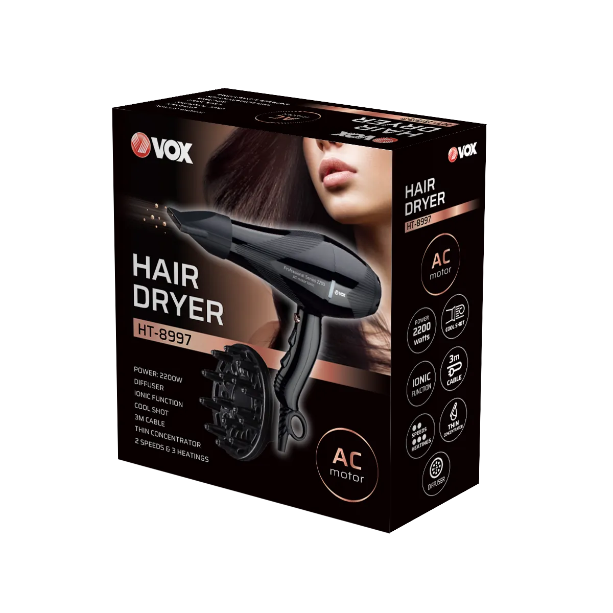 Hair dryer HT8997 