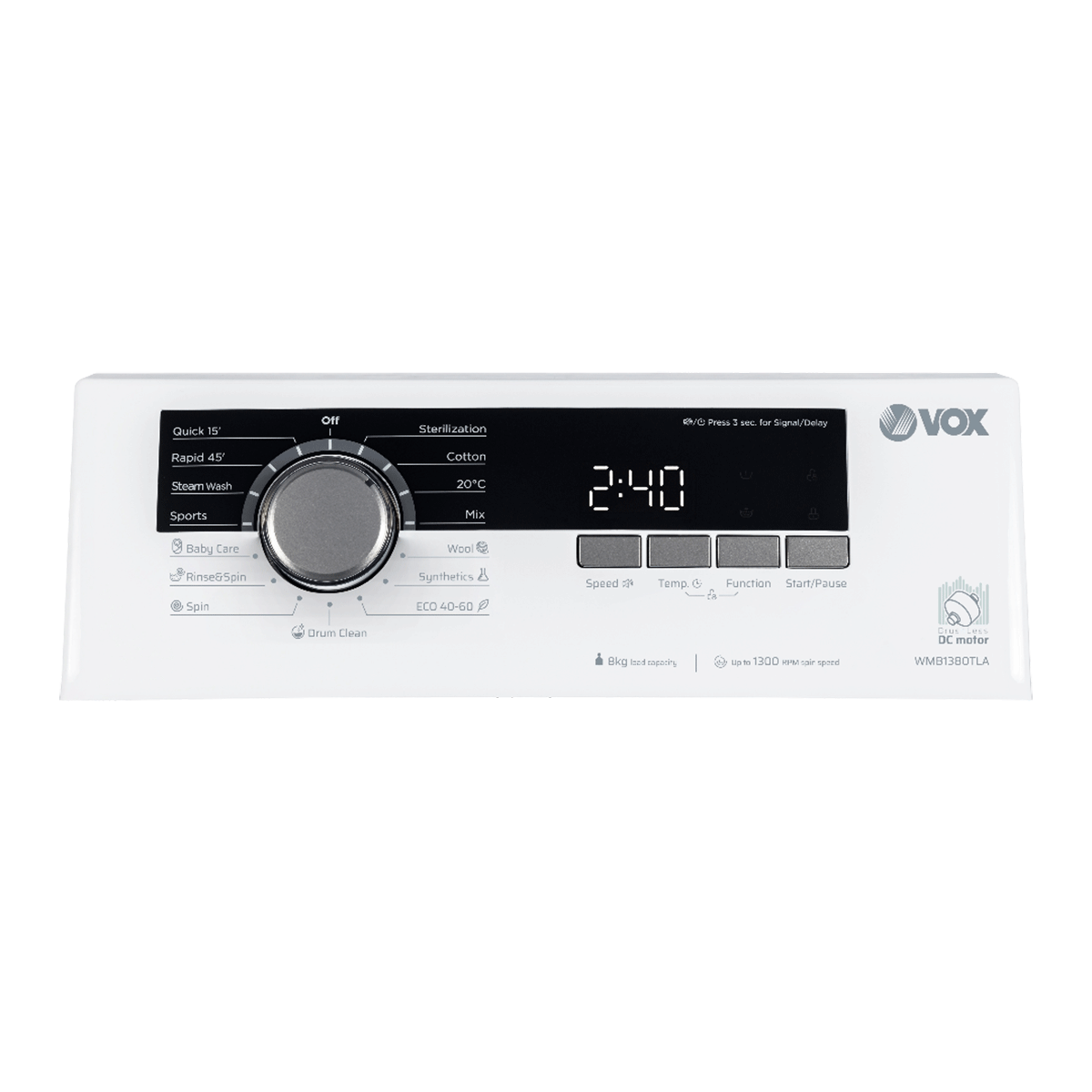 Mašina za pranje veša WMB1380-TLA Inverter SilentPro Drive 