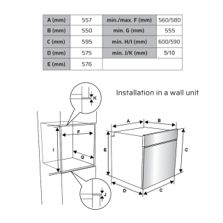 Built-in oven  EBB  1000 IXXL 