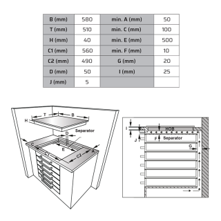 Built-in hob EBG310GIX 