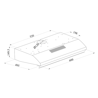 Ventilatorit nxjerrës TRD 660 W 