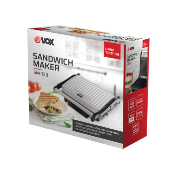 Sanduicheira VOX SM100GM 700W Grill – MediaMarkt