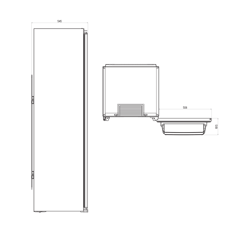 Built-in refrigerator IKS 2790 E 