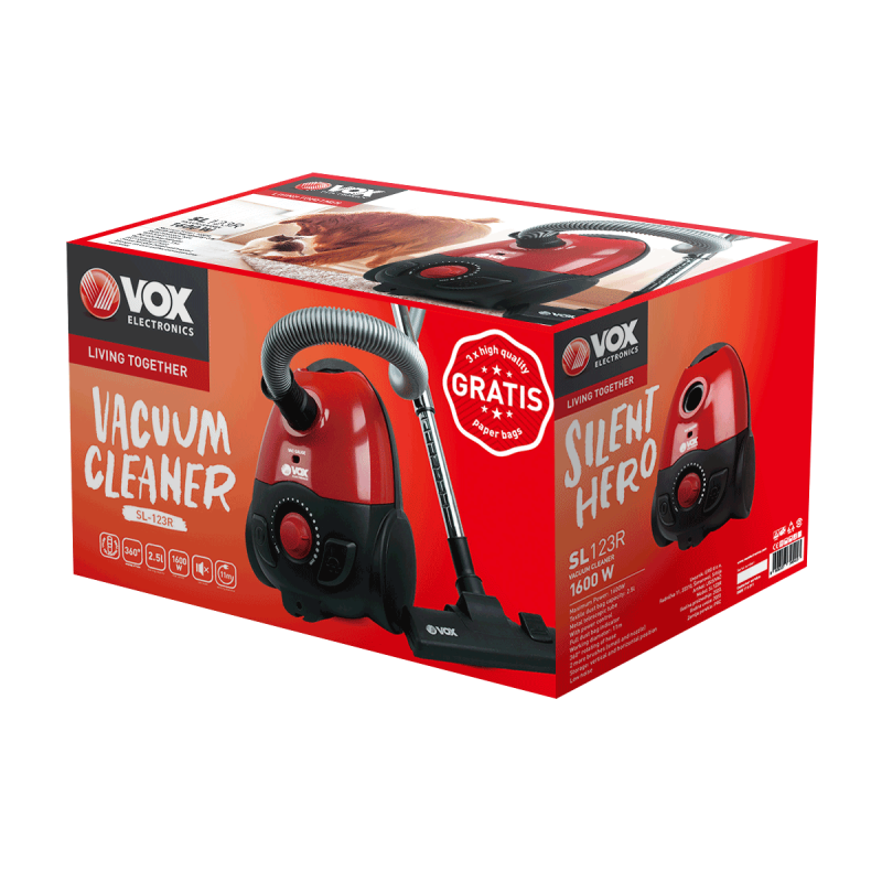 Usisivač VOX SL 123 Crveni 