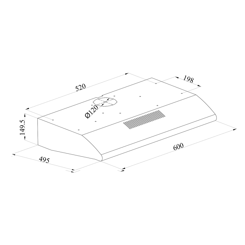 Aspirator TRD 650 BR 