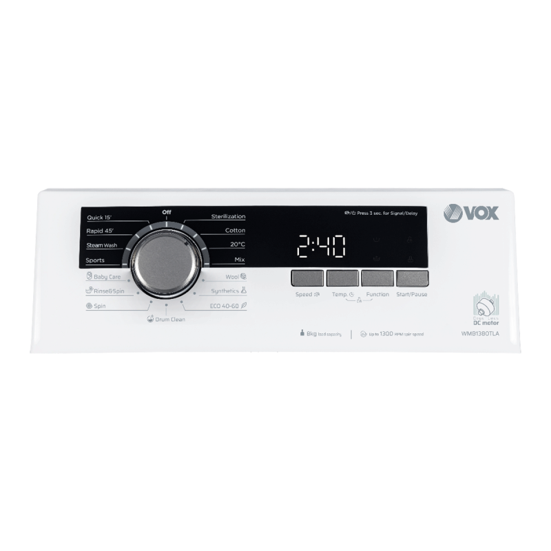 Mašina za pranje veša WMB1380-TLA Inverter SilentPro Drive 